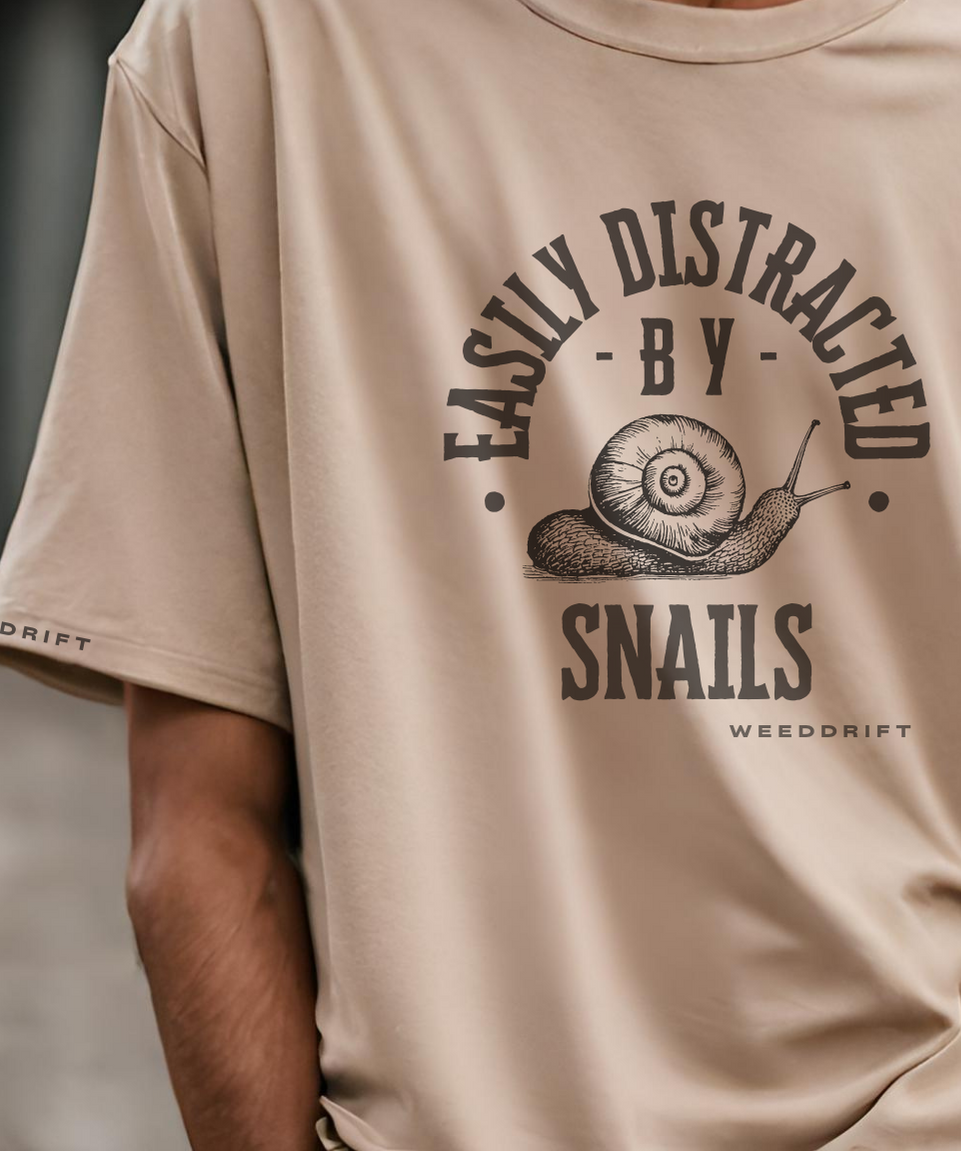 "Easily Distracted" Oversized Fit T-shirt