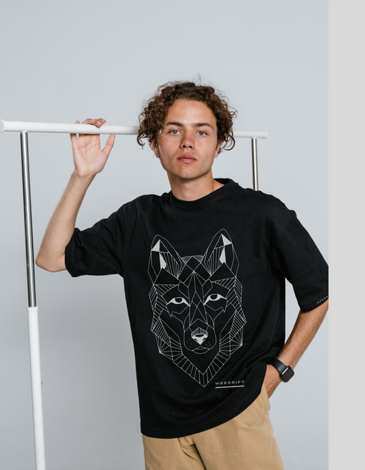 "Wild Wolf" Oversized Fit T-shirt