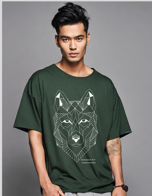 "Wild Wolf" Oversized Fit T-shirt
