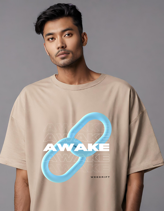"Awake" Oversized Fit T-shirt